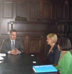 5 October 2012 National Assembly Speaker in meeting with the UNICEF Director for Serbia and Croatia